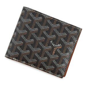 Goyard Bifold Wallet Helibone Saint Florentine Leather Black Brown